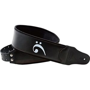 【RightOn! STRAPS】ギター・ベース用ストラップ  FAKEY ブラック