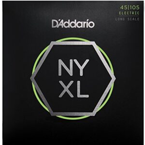 【ゆうパケット・送料無料】D'Addario ダダリオ ベース弦 NYXL Long Scale .045-.105 NYXL45105