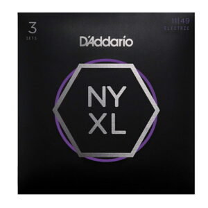 【ゆうパケット・送料無料】D'Addario ダダリオ エレキギター弦 NYXL Medium .011-.049 NYXL1149-3P 3set入りパック