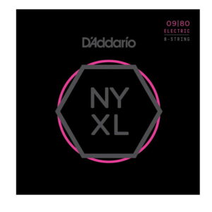 【ゆうパケット・送料無料】D'Addario ダダリオ エレキギター弦 NYXL Super Light 8弦 .009-.080 NYXL0980