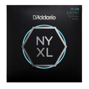 【ゆうパケット・送料無料】D'Addario ダダリオ ペダルスチールギター弦 E9 NYXL Custom Light .011-.038 NYXL1138PS