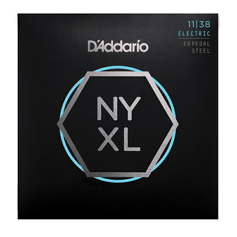 【ゆうパケット・送料無料】D'Addario ダダリオ ペダルスチールギター弦 E9 NYXL Custom Light .011-.038 NYXL1138PS