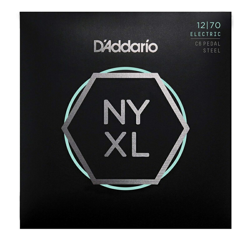 【ゆうパケット・送料無料】D'Addario ダダリオ ペダルスチールギター弦 C6 NYXL Custom Medium .012-.070 NYXL1270PS