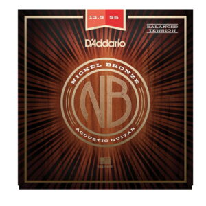 【ゆうパケット・送料無料】D'Addario ダダリオ アコースティックギター弦 ニッケルブロンズ Medium .0135-.056 NB13556BT バランスドテンション