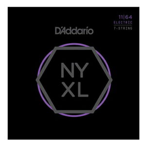 【ゆうパケット・送料無料】D'Addario ダダリオ エレキギター弦 NYXL Medium 7弦 .011-.064 NYXL1164