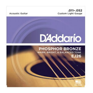 *【ゆうパケット、代引き不可】<br />アコースティックギター弦 D'Addario EJ-26(EJ26)