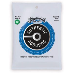 MARTIN アコースティックギター弦 AUTHENTIC ACOUSTIC Superior Performance MA170(MA-170) Extra Light .010-.047