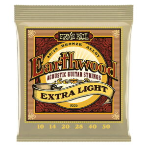 ERNIE BALL アーニーボール アコースティックギター弦 2006 Earthwood 80/20 Bronze Extra Light アースウッド エクストラライト