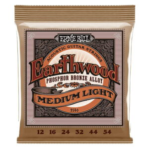ERNIE BALL アコースティックギター弦 フォスファーブロンズ ミディアムライト (12-54) 2146 Earthwood Acoustic