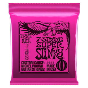 *【ERNIE BALL（アーニーボール） エレキギター弦】<br />ギター弦 7弦 スーパー (09-52) 2623 7String Super Slinky