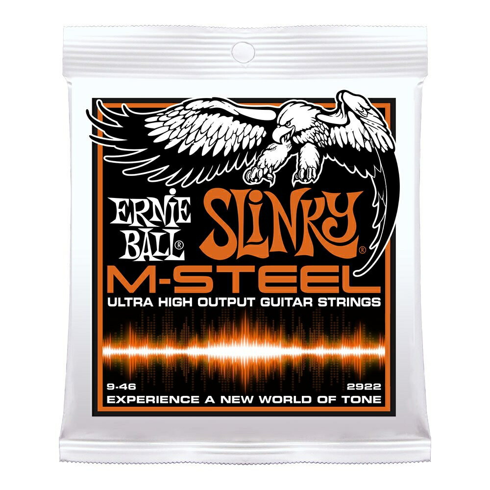 *【ERNIE BALL(アーニーボール) エレキギター弦】<br />2922 ギター弦 (09-46) M-STEEL HYBRID SLINKY マルエージング・スティール・ハイブリッド・スリンキー