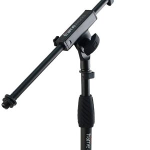 【送料無料】GATOR Frameworks ゲーターフレームワークス マイクスタンド ショートブームタイプ GFW-MIC-0821 (バスドラム/アンプ等用)