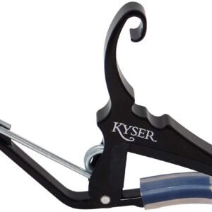 【メール便・送料無料】【Kyser (カイザー)】クイックチェンジ カポタスト 12弦ギター用　KG12B（ブラック）