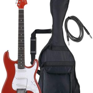 PhotoGenic フォトジェニック エレキギター ストラトキャスタータイプ ST-180/MRD メタリックレッド