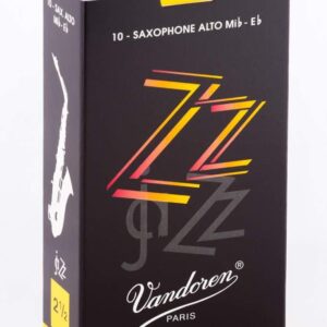 【パッケージを折りたたんでメール便発送】【Vandoren（バンドレン）リード】アルトサックス（Ａ・Ｓａｘ）　ZZ　2.5（SR4125)