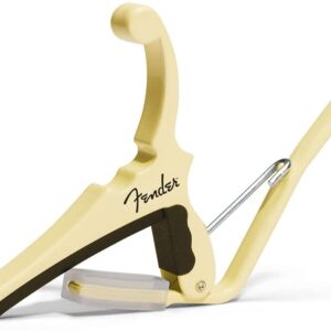 【メール便】【Kyser】【カポタスト】 KGEFOWA Fender Classic Color Quick-Change Electric Capo Olympic White ギター用カポタスト