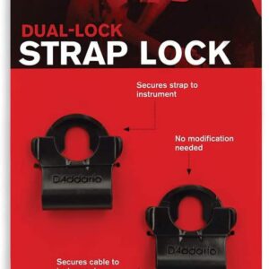 D'Addario ダダリオ ストラップロック Dual Lock Strap Clip PW-DLC-01