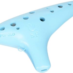 【送料無料】＊【POPOLO(ポポロ)】【オカリナ】<br />　スタンダード　S-SF (ソプラノF) ライトブルー