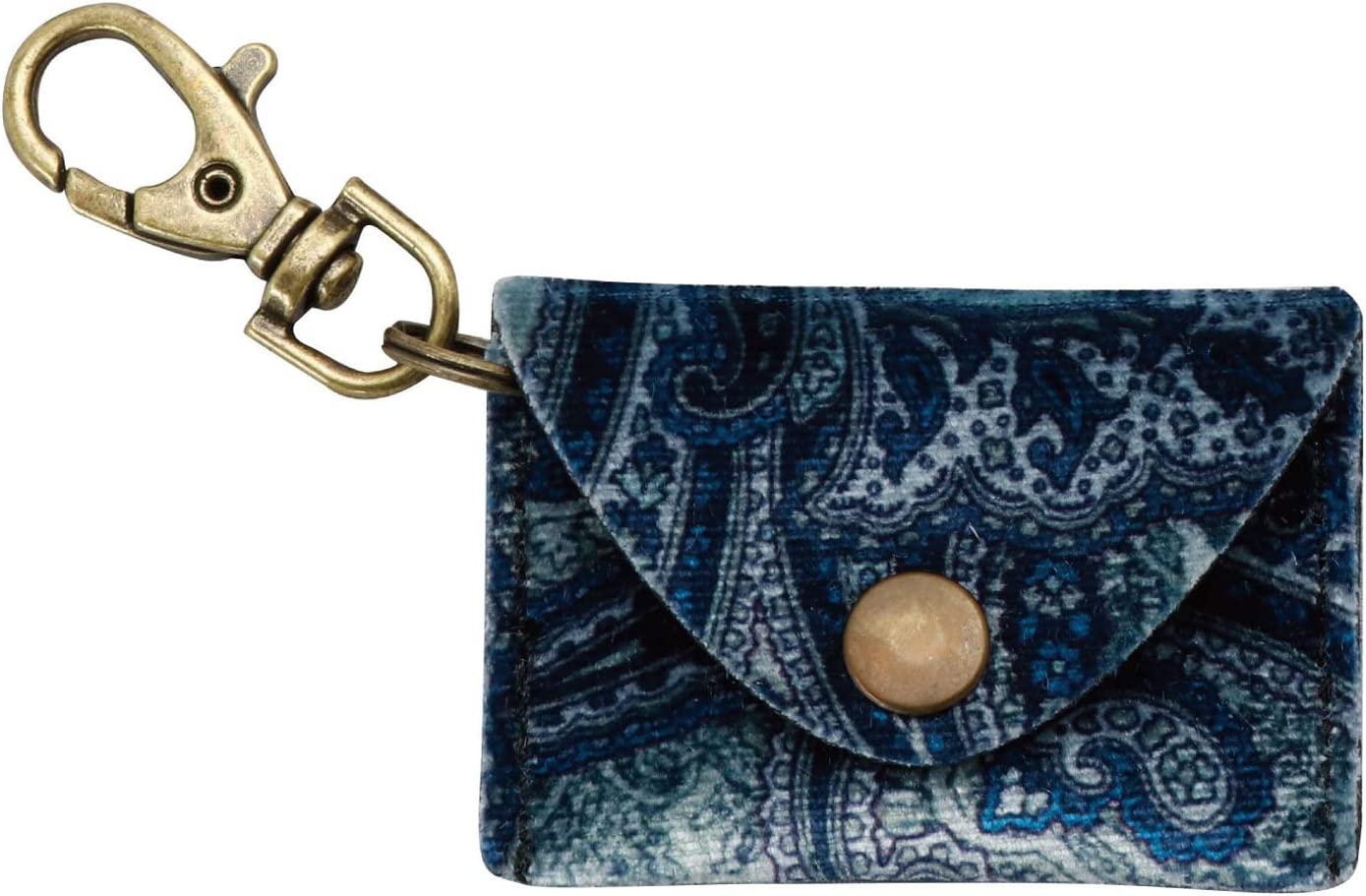 【ゆうパケット・送料無料】RightOn! STRAPS (ライトオン ストラップス) PICK CASE ピックケース KEYCHAIN PICK POUCH PAISLEY BLUE