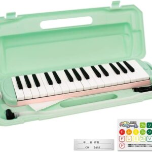 【送料無料】【ドレミファソラシール付き】【鍵盤ハーモニカ】KYORITSU メロディピアノ ミントピンク P3001-32K/MINTPINK