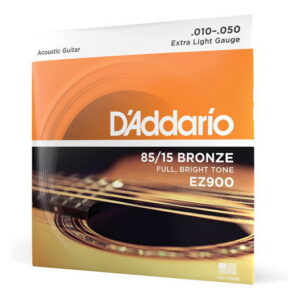 【送料無料・ゆうパケット】【D'Addario (ダダリオ)】 【アコースティックギター弦】<br /> 85/15アメリカンブロンズ Extra Light .010-.050 EZ900 【国内正規品】