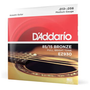 【送料無料・ゆうパケット】【D'Addario (ダダリオ)】【アコースティックギター弦】<br />85/15アメリカンブロンズ Medium .013-.056 EZ930 【国内正規品】