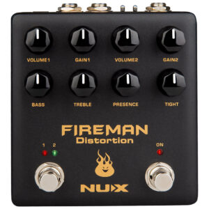 【送料無料】【NUX(ニューエックス)】Dual Channel Brown Sound Distortion 2チャンネル ディストーション Fireman NDS5