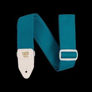 【ERNIEBALL(アーニーボール)】ストラップ　#5349 TEAL / WH