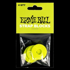 【ERNIEBALL(アーニーボール)】ErnieBall-StrapBlock4P-GREEN