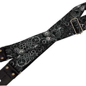 【メール便・送料無料】【Spice Note スパイスノート】 ギターストラップ PTW Series "Steam Punk" ES-PTW50SP/DMN