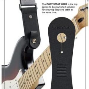 【ゆうパケット】basiner ベイシナー ストラップロック/ケーブルホルダー 4個入り 2 Way strap lock