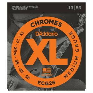 【メール便発送】【ダダリオ　エレキギター弦】<br />ミディアムゲージ<br />D'Addario ECG26(ECG-26)