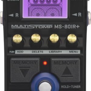 【送料無料】【ZOOM(ズーム)】ストンプボックス型アンプ＆キャビネットシミュレータ MS-80IR＋