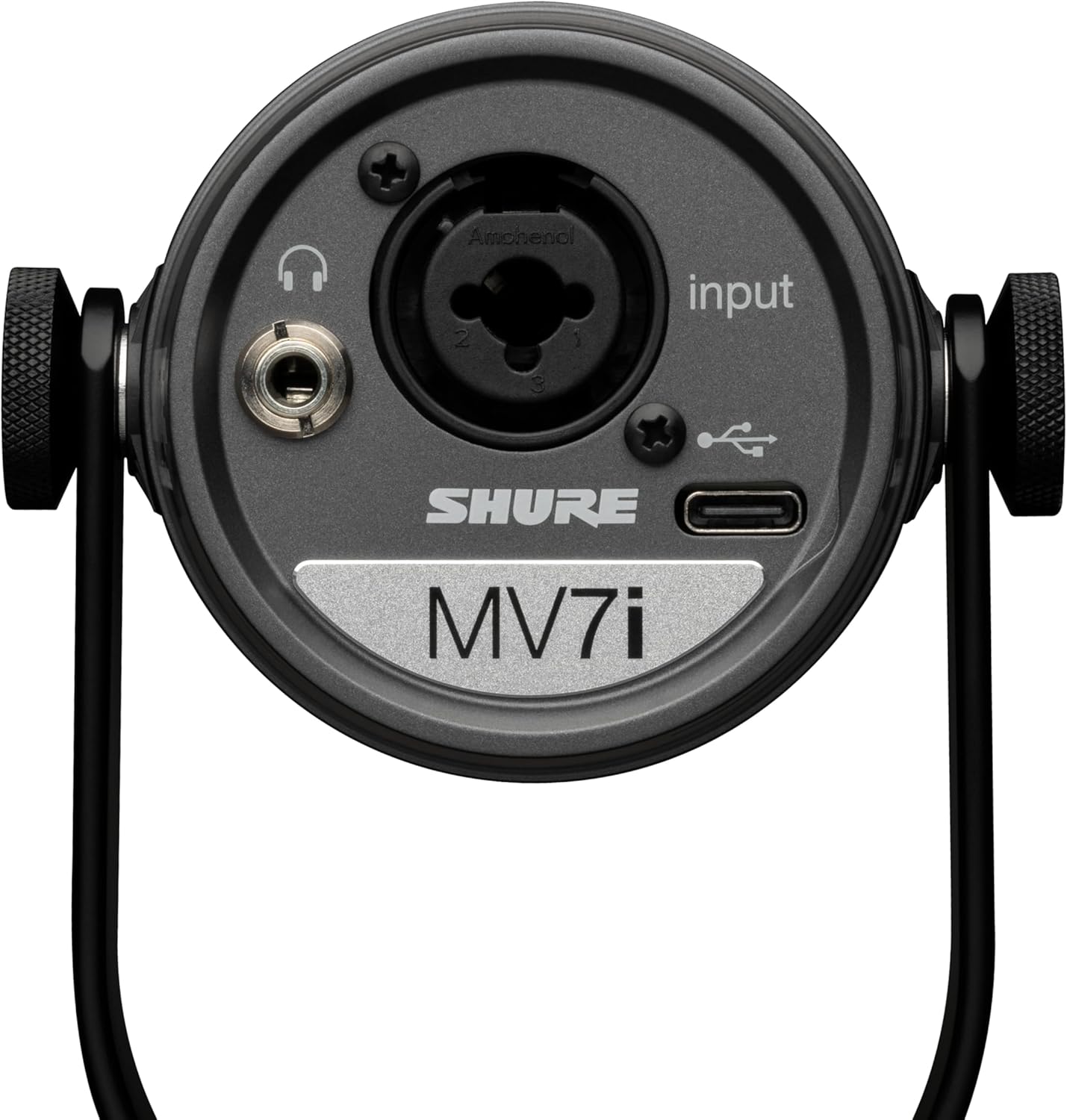SHURE シュア MV7i ダイナミックマイクロホン & オーディオインターフェース ブラック MV7I-J - 画像 (2)