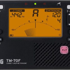 【ゆうパケット・送料無料】【KORG】 チューナー メトロノーム TM-70F BK ブラック