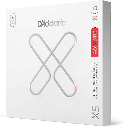 【メール便・送料無料】【3セットパック】D'Addario MEDIUM .013-.056 XSAPB1356-3P アコースティックギター弦 XS コーティング弦 フォスファーブロンズ