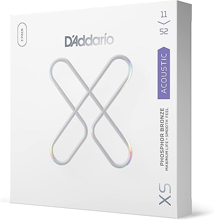 【メール便・送料無料】【3セットパック】D'Addario CUSTOM LIGHT .011-.052 XSAPB1152-3P アコースティックギター弦 XS コーティング弦 フォスファーブロンズ