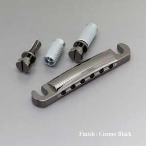 【メール便・送料無料】【ギターパーツ】【テイルピース】　<br />【GOTOH】エレキギター用テイルピース　GE101A / CK コスモブラック