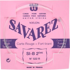 SAVAREZ サバレス クラシックギター弦 2弦用 522R ピンクラベル ノーマルテンション