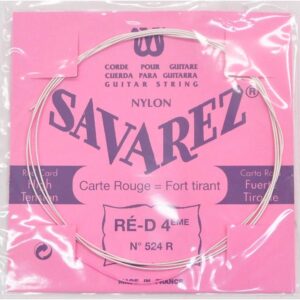 SAVAREZ サバレス クラシックギター弦 4弦用 524R  ピンクラベル ノーマルテンション