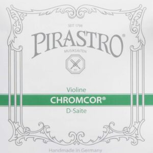 【送料無料・メール便】【PIRASTRO】CHROMCOR クロムコア バイオリン弦 D線 スチール・クロムスチール巻 3193 ピラストロ