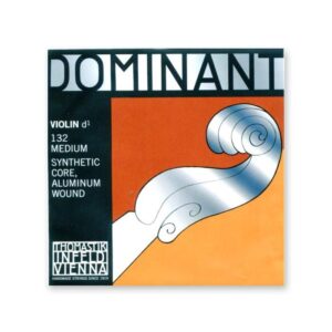 【送料無料・メール便】【DOMINANT】トマスティーク ヴァイオリン弦 D線 ナイロン・アルミ巻 132 ドミナント