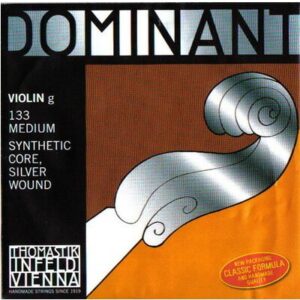 【送料無料・メール便】【DOMINANT】トマスティーク ヴァイオリン弦 G線 ナイロン・シルバー巻 133 ドミナント