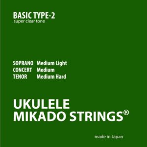 【送料無料・メール便】MIKADO STRINGS[BASIC TYPE-2] ウクレレ弦 ミカドストリングス