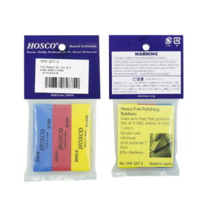 【工具・ツール】【HOSCO】<br />フレットポリッシングラバー3個セット FPR-SET-3