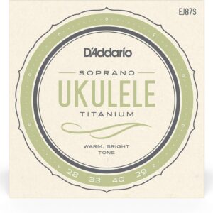 【ゆうパケット・送料無料】【D'Addario (ダダリオ)】【ウクレレ弦】EJ87S Titanium Soprano ソプラノ
