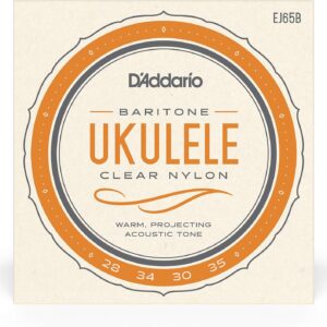 【ゆうパケット・送料無料】【D'Addario (ダダリオ)】【ウクレレ弦】Pro-Arté Custom Extruded Nylon Baritone EJ65B