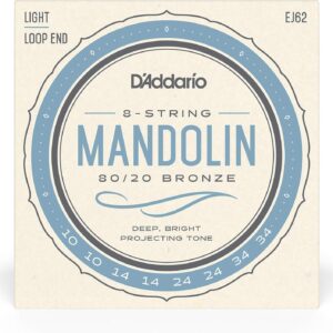 【ゆうパケット・送料無料】【D'Addario （ダダリオ）】マンドリン弦　EJ62 (EJ-62)