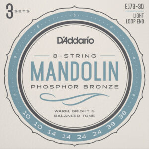 【メール便・送料無料】【D'Addario （ダダリオ）】マンドリン弦 3セット EJ73-3D