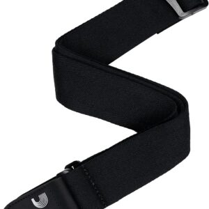 【送料無料】【D'Addario】ギターストラップ Eco Comfort Guitar Straps Basic 50RB00 Black ダダリオ【国内正規品】